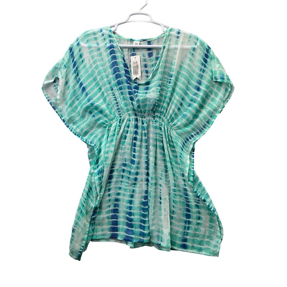 Pineapples Hawaii Tie Dye Beach Cover Up NWT